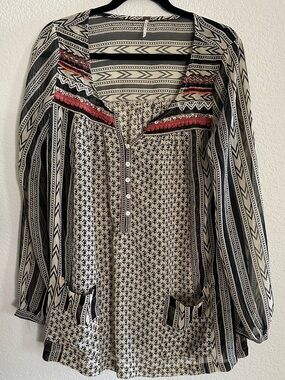 Free People Feather in the Wind Sheer Tunic
